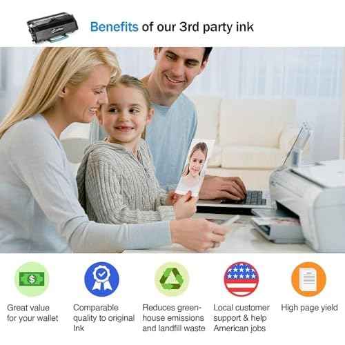 Cartlee Compatible Toner Cartridge Replacement for Lexmark E260 E260d E260dn E360 E360d E360dn E360dt E360dtn E460 E460d E460dn E460dtw E460dtn E460dw E462 E462dtn Laser Printers - 1 BK