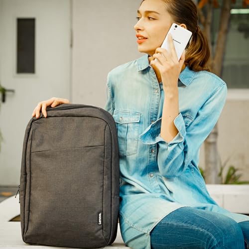Lenovo B210 15.6-Inch Water-Repellent Laptop Backpack Black - Durable, Lightweight, Business & College Use