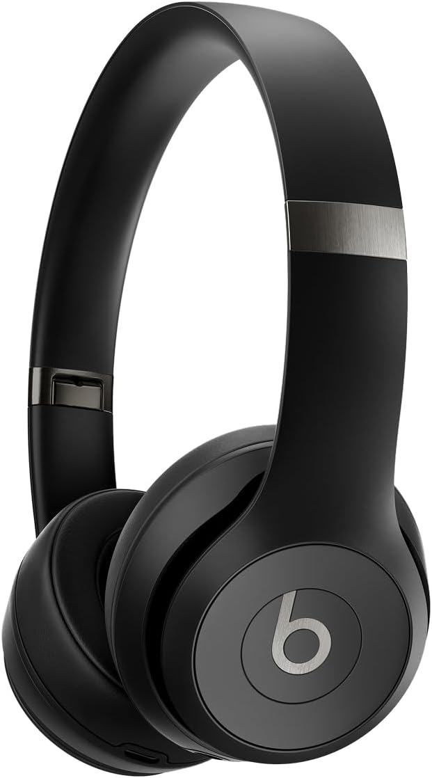 Beats Solo 4 - Wireless On-Ear Bluetooth Headphones | 50-Hour Battery Life, Ultra-Lightweight Comfort, Matte Black
