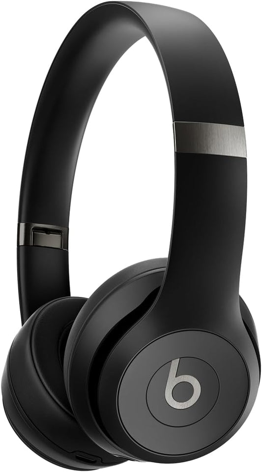 Beats Solo 4 - Wireless On-Ear Bluetooth Headphones | 50-Hour Battery Life, Ultra-Lightweight Comfort, Matte Black