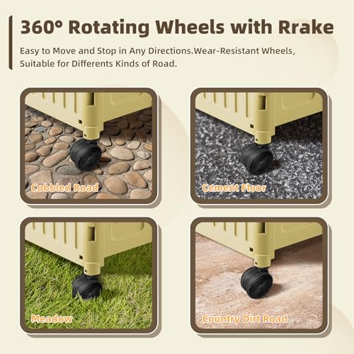Folding Utility Cart with Wheels: Collapsible Rolling Carte for Teachers Handcart Shopping Trolley Portable Tool Box, All-Terrain Office Cart with Lid Basket Handle & Durable Frame