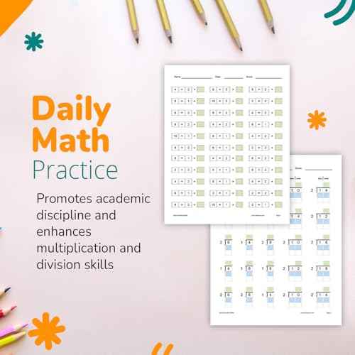 Channie¡¯s One Page A Day Single Digit Level 1 Beginner Visual Division Workbooks for Easy Teaching & Learning Grade 3-5 Size 8.5¡± x 11¡± Summer School, Summer Bridge