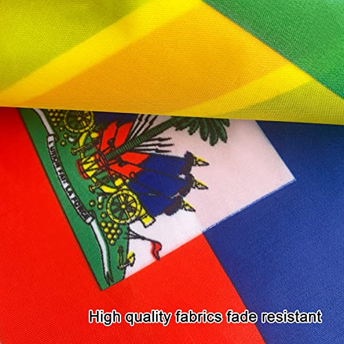 French Language Flags Banner 70 Feet with 29 Country Flags for Parties & Events