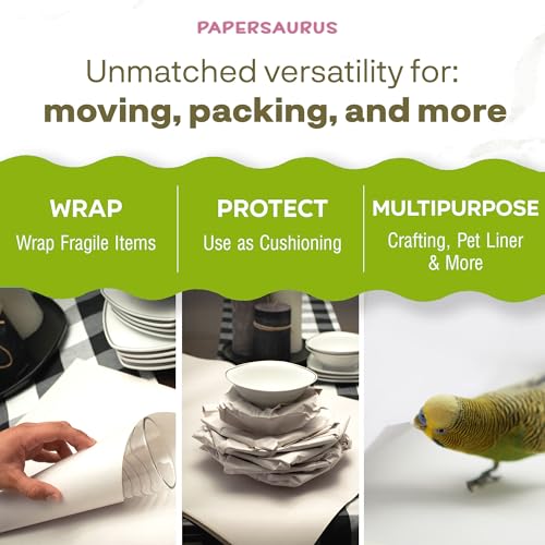 Newsprint Packing Paper - Sheets for Moving and Shipping 240 7.5 lbs,