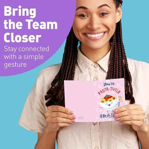 S&O Assorted Funny Thank You Cards with Envelopes - Cute Thank You Cards for Teachers, Office Coworker, Employee & Staff Appreciation - Appreciation Card for Kids, Students & Friends, 4x5.5¡±