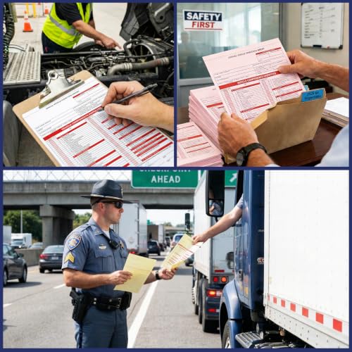 Annual Vehicle Inspection Forms, 3-Part NCR, 30 Sets – Foliom