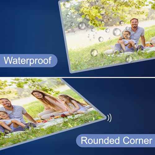 3 Mil Laminating Sheets 500 Packs, Thermal Laminating Pouches Holds 8.5" x 11" Sheets, Clear Laminator Plastic Paper 9 x 11.5 Inches - Rounded Corner Letter Size