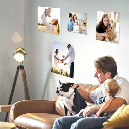 20 Pcs Sublimation Metal Photo Blanks 8.5"x11", Aluminum Sublimation Sign Blanks, 0.45mm Thick Aluminum Sheet Blank for DIY, Frame, Gifts, Wall Art, Home Decor