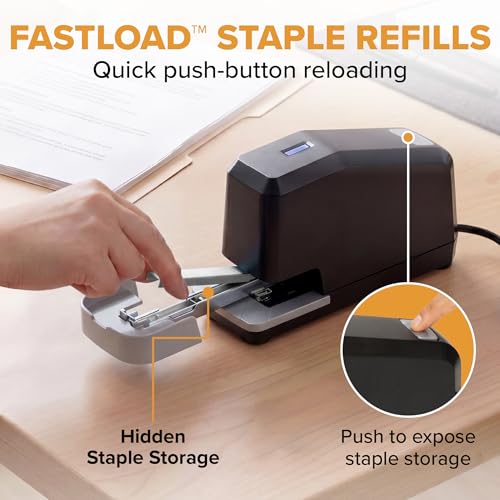 Bostitch Heavy Duty Electric Stapler 45-Sheet Capacity, 1-Pack, No-Jam, Fast Stapling