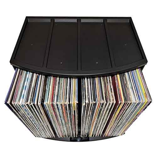 Vinyl Record Storage Holder, LP Box, Scrapbook 12x12 Paper Rack, Desktop Organizer, Ring Binder Stand, Vertical Book Shelf, Lever Arch Filing Crate, Photo Album Cube - Stackable