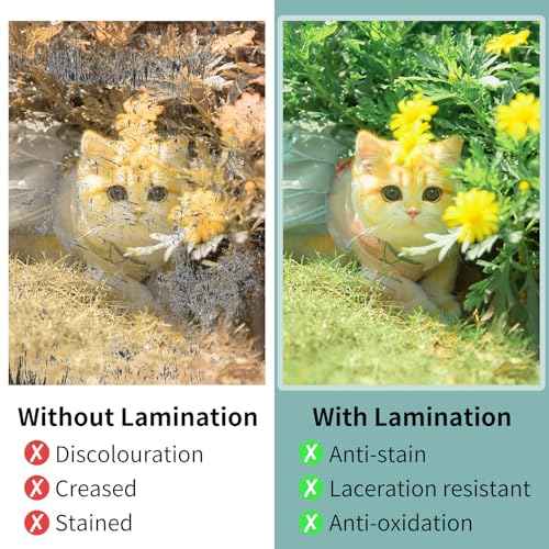 Laminating Sheets - 3Mil 500 Pack Thermal Laminating Pouches, 9"x11.5" Clear Laminate Sheets for Schedules, Menus, Certificates, Art Drawings, Round Corner