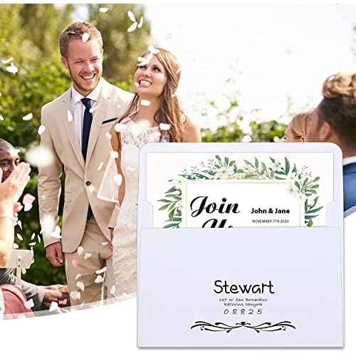 Ohuhu A7 Printable White 5x7 Envelopes 500 Pack - Bulk A7 5.25 x 7.25 Inches Self-Seal Envelopes for 5x7 Cards Christmas Cards Wedding Invitations, Photos, Graduation, Baby Shower