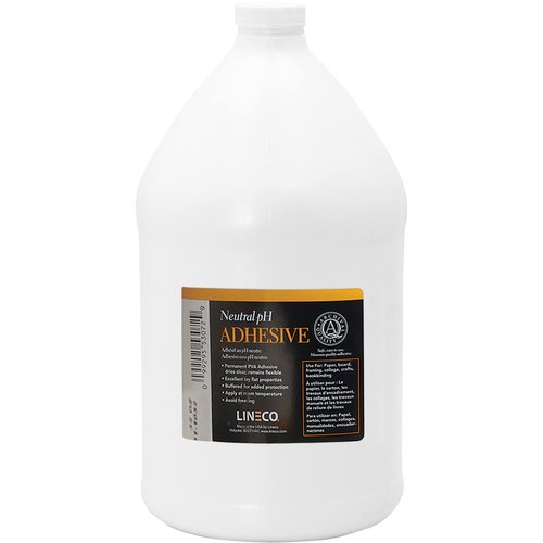 Lineco Neutral pH Adhesive 1 Gallon, Acid-Free, All-purpose Glue, Dries Clear and Remains Flexible. Used for Bookbinding and Book Repair, Paper Art