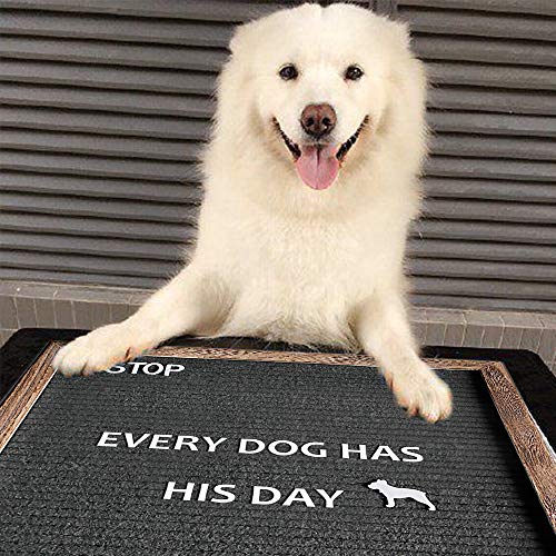 12x16 Grey Felt Letter Board with Rustic Frame, Includes 792 Letters & Accessories