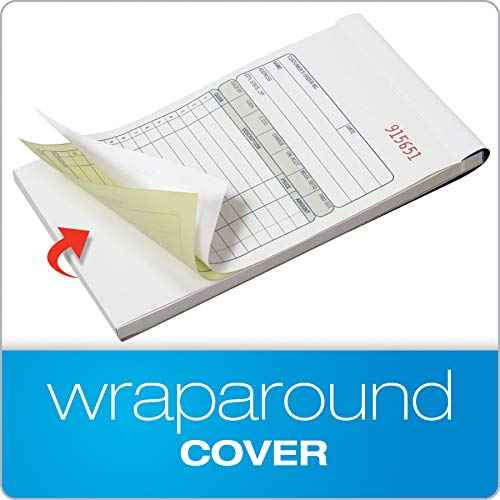 Adams Sales Order Book, 2-Part, Carbonless, White/Canary, 4-3/16 x 7-3/16 Inches, 50 Sets per Book (DC4705)