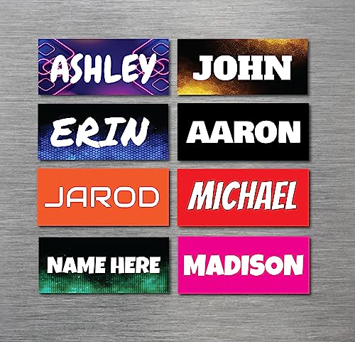 Custom Locker Magnet - Personalized Team Cubicle Nameplate Gift