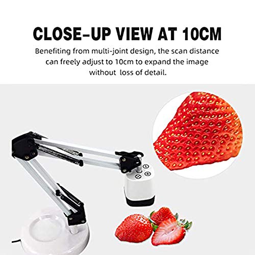 Document Camera for Teachers, 8mp with Auto-Focus and LED Supplemental Light, Excellent for Distance Education and Web Conferencing