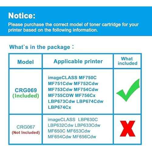 LCL 069 Black Toner Cartridge Replacement for Canon 069 069h for Canon imageCLASS MF750C MF751Cdw MF752Cdw MF753Cdw MF754Cdw MF755CDW MF756Cx LBP673Cdw LBP674Cdw LBP674Cx Printers (1-Pack)
