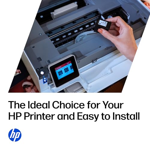 HP 63XL/65XL High-Yield Black Ink Cartridge Replaces Both, 300 Pages - Compatible with HP DeskJet & Office Printers