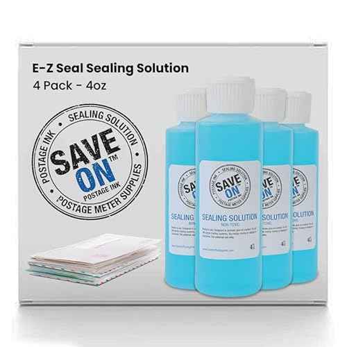 Pitney Bowes 601-9 Compatible E-Z Seal Sealing Solution (6 Pack - 4oz) - Envelope Sealer for DM Series Mailing System - Envelope Seal for Effortless Sealing