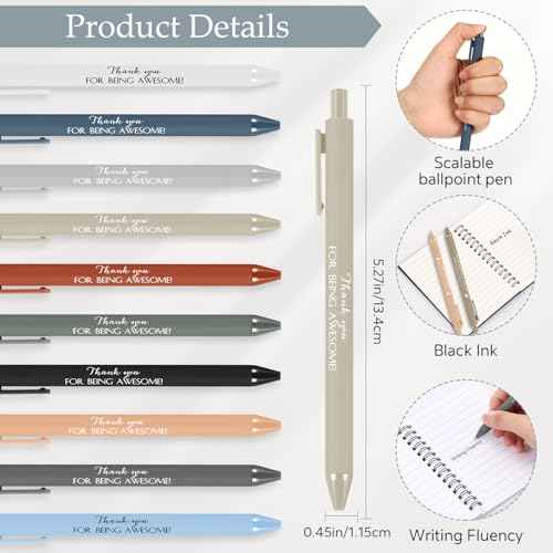 Chuangdi 30 Sets Employee Appreciation Gifts Case Management Week Gifts Thank You Spiral Notebook with Sticky Notes Pen Bulk Vet Tech Week Journal for Coworker Teacher Staff Nurse Customer