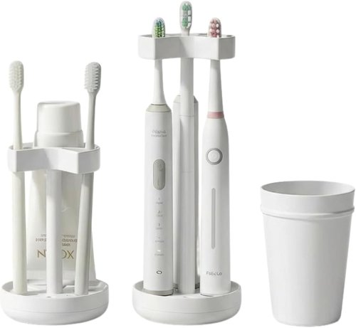 Cruise Toothbrush Holder - Portable Bathroom Organizer for Electric & Manual Brushes | Ideal for Travel & Hotels