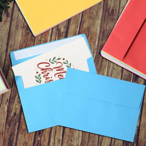 Keketer Multicolor 4x6 Cards & Envelopes Set - 30 Pack A4 Size DIY Stationery
