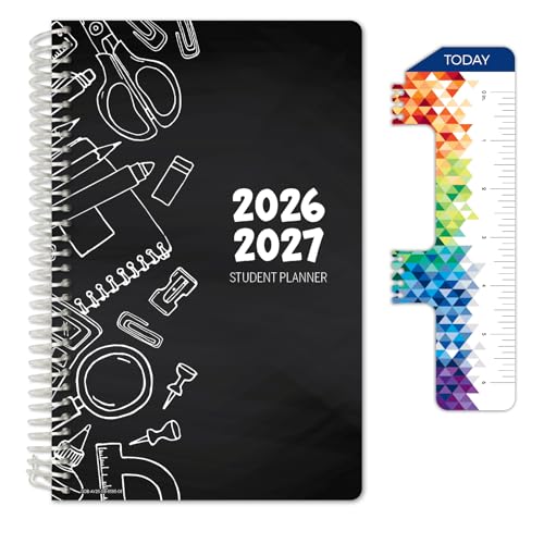 Global Datebooks 2026-2027 Student Planner 5.5 x 8.5 Doodles Edition