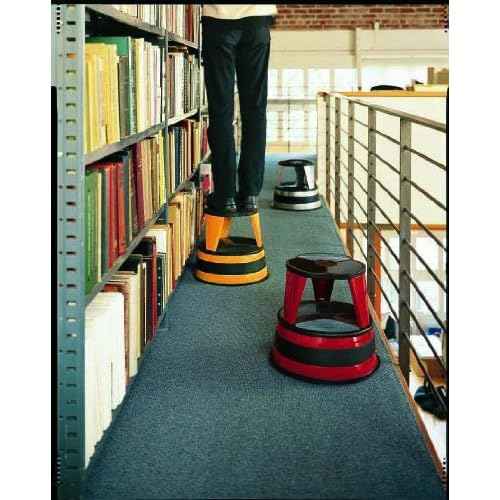 Cramer Kik Step Steel Step Stool - Two Step Stool, Holds 350 lbs (Silvertone)