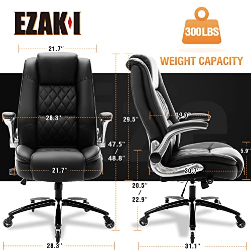 EZAKI Black High Back Ergonomic Office Chair with Lumbar Support