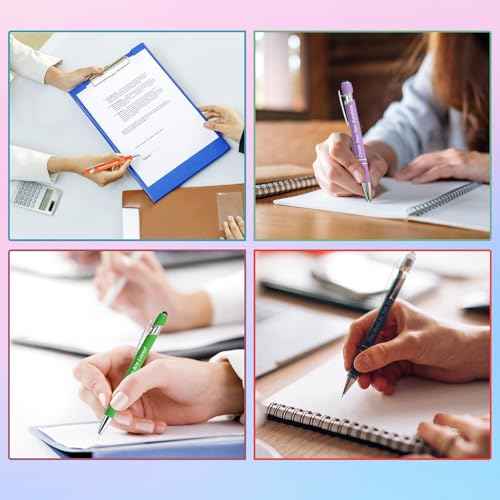 100 Piece Inspirational Pens Kit with Stylus Tip & Sayings ? 50 Motivational Pen + 50 Individual Bags ? Uplifting Quote & Positive Ideas ? For Teachers, Office, School, Meetings, Team Events
