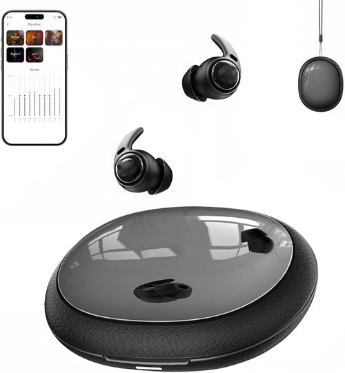 **NE76 Mini Sleep Earbuds - Noise Cancelling & AI Translation in 164 Languages | Perfect for Side Sleepers**