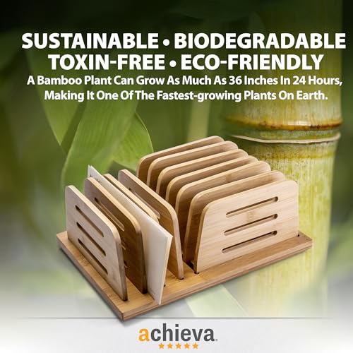 Achieva Bamboo Large Adjustable File Sorter (71002)