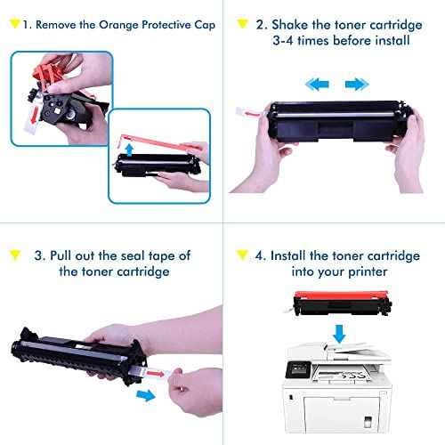 TRUE IMAGE Compatible 051H 051 Toner Cartridge Replacement for Canon 051H 051 MF267dw CRG051 CRG-051 CRG051H ImageCLASS MF264dw MF269dw LBP162dw LBP161dn MF266dn MF263dn Printer (Black 2-Pack)
