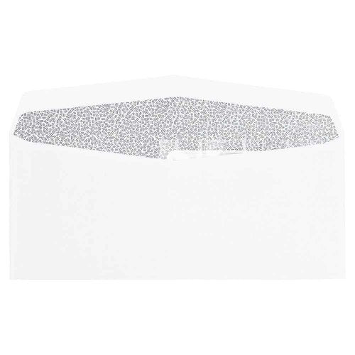 LUXPaper #10 All Purpose Window Envelopes | Security Tint | 4 1/8" x 9 1/2" | White | 24lb. Text | 500 Qty