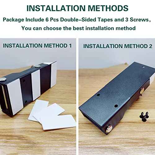 Door Stoppers 2 Pack, Self Adhesive Door Holder, No Drilling Door Stopper, Door Holder to Keep Door Open, Soft Rubber Tips & Anti Slip, Drop Stops & Easy Install