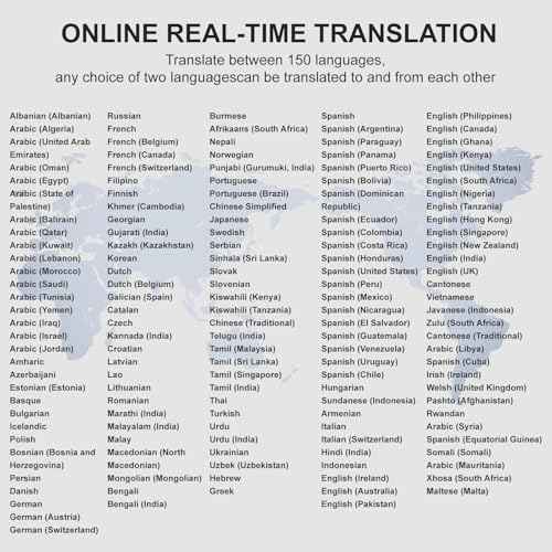 AI Translation Earbuds Real time-150 Language Translator Earbuds,Audifonos traductores ingl?s espa?o,3 in 1 Translating Device, Translate Ear Buds for Travel/Business/Meetings/Learning (Black)