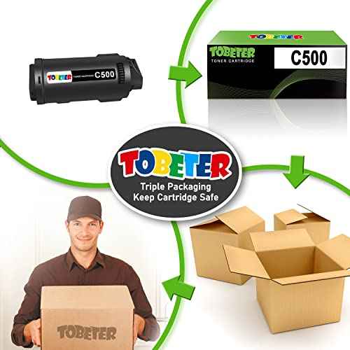 Versalink C500 C505 Toner Black 12.1K Replacement for Xerox C500 C505 Toner for Versalink C500 C500DN C500N C505 C505DN C505N Black Toner Cartridge 106R03869, 12,100 Pages Extra High Capacity