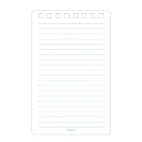 DESIGNPHIL Midori 19002011 x 10 Memo Pad, Diamond Memo, M, Black, Pack of 10