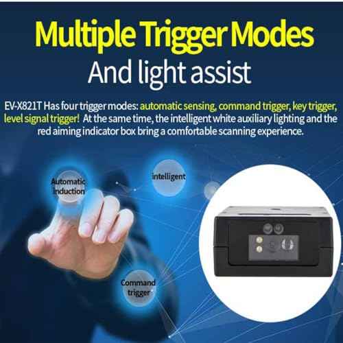 Fixed Mount Barcode Scanner Scan Embedded Mini USB Engine CMOS 2D Barcode Reader Module RS232/TTL/USB Barcode Scanner Module Mini-Size Module (USB)