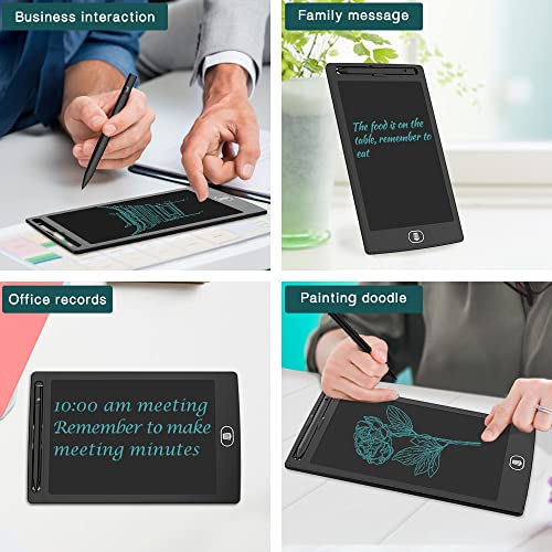 TIQUS 8.5 Inch LCD Writing Tablet Pack of 2 - Digital Memo Board for Notes & Drawing