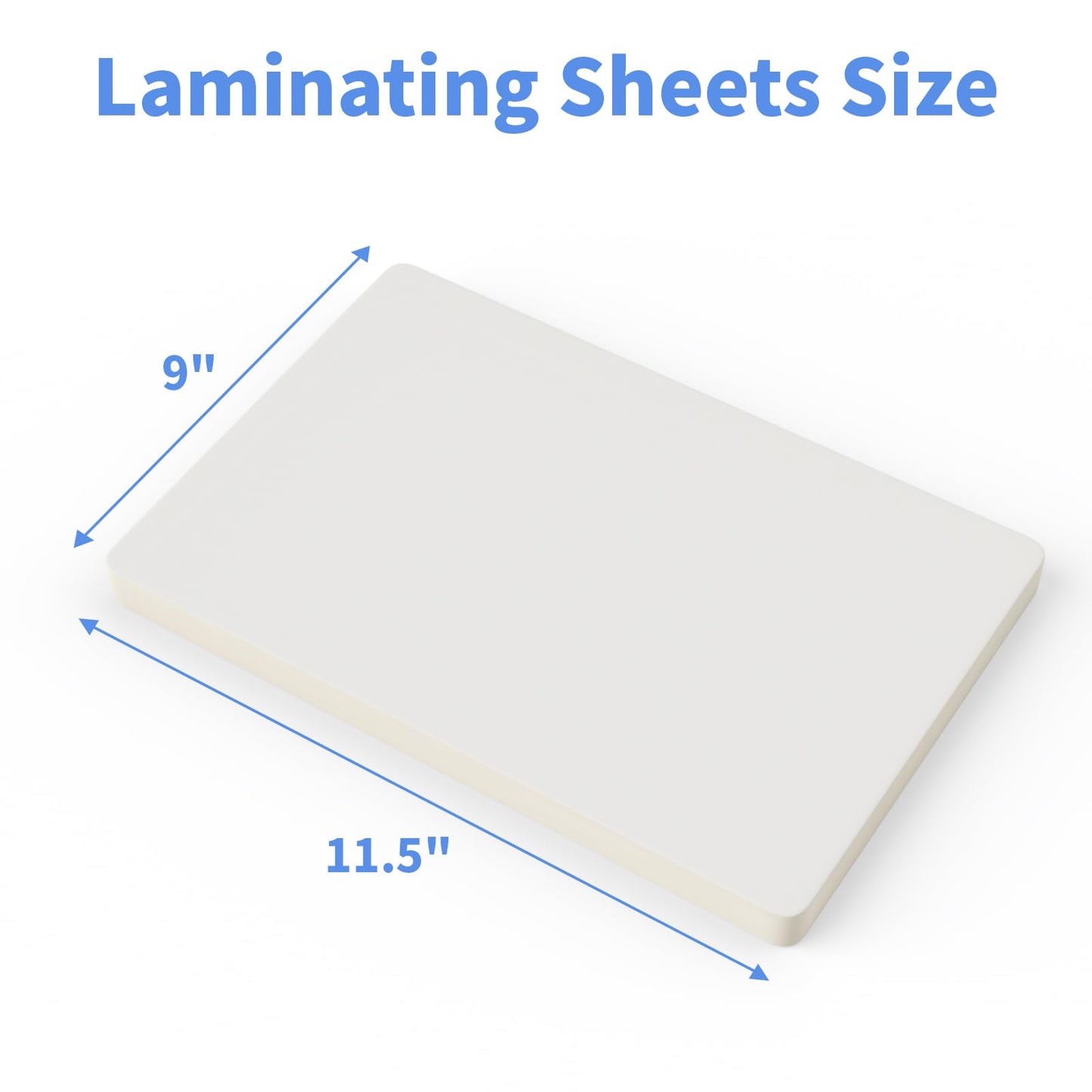 FungLam 50 Pack Thermal Laminating Pouches 8.9×11.4 Inch, Clear Laminating Sheets for Laminator, 3mil Letter Size Pouches Hold 8.5x11 Inch Sheet, Ideal Office and School Supplies