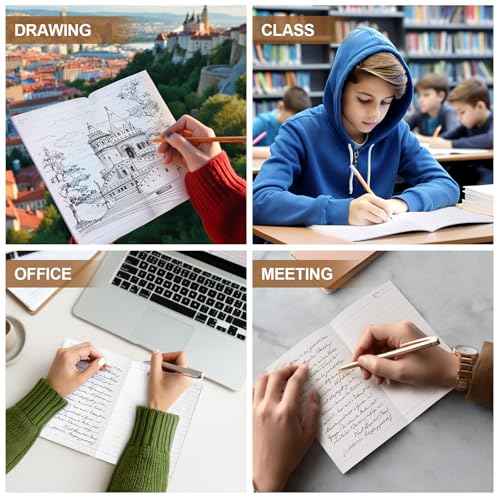 60 Pack Lined Kraft Notebooks Bulk, A5 Blank Paper Journal Notebooks for Office Work, 8.3x5.5inch Kraft Composition Notebook for School Student, 60 Pages