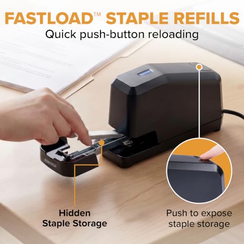 Bostitch Impulse Heavy Duty Electric Stapler - 45 Sheet, Includes 5,000 Staples