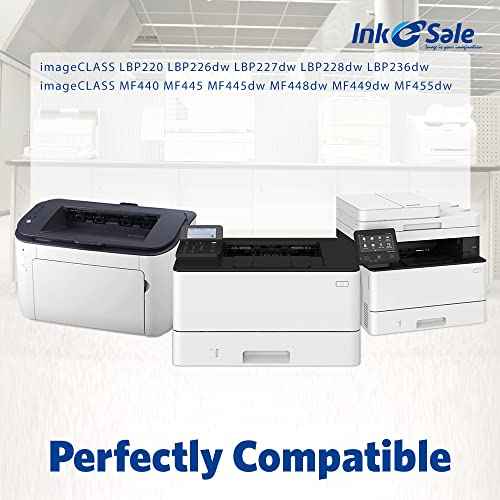 INK E-SALE Compatible Toner Cartridge Replacement for 057 CRG-057 Toner, for use with MF445dw MF448dw LBP226dw LBP227dw LBP228dw MF449dw MF445 LBP226 LBP227 Ink Printer, 1 Pack (with CHIP)