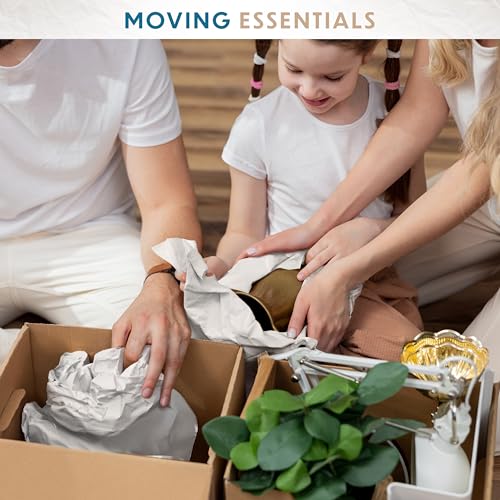 Packing Paper Sheets for Moving - 480 Sheets, Blank Newsprint