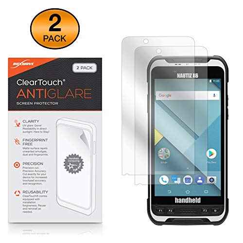 BoxWave Screen Protector Compatible with Handheld Nautiz X6 - ClearTouch Anti-Glare (2-Pack), Anti-Fingerprint Matte Film Skin