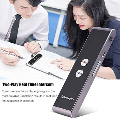 Language Translator Device, Portable Smart Two Way Voice Translator in Real Time, Bluetooth Multi Language Electronic Foreign Language Translators Pocket Translator for Learning