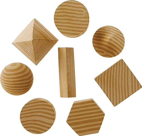 Teacher Created Resources Foam Geometric Solids for Classroom Learning, 8 Pieces