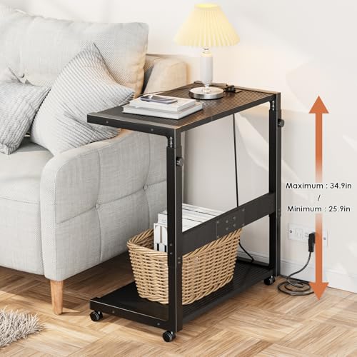 Jane Eyre X-Large Adjustable Gaming Computer Tower Stand - 15-Level Height, 25.9-34.9 in